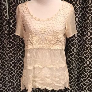 Francesca’s lace blouse